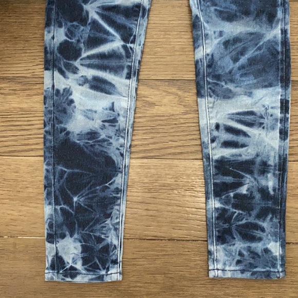 Pair of Levi 710 super skinny tye dye jeans girls - Picture 2 of 8